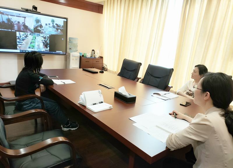 公司人力资源部召开一季度工作视频会