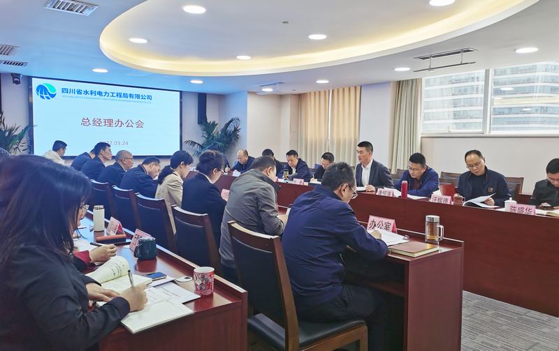 公司召开总经理办公会总结第一季度工作安排近期工作任务
