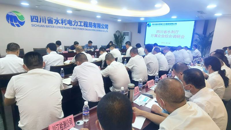 四川省水利厅企业综合调研组莅临工程局公司开展调研工作