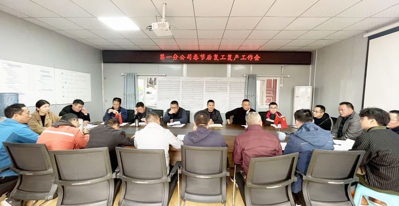 一分公司召开节后复工复产工作会议暨2023年工作安排会议