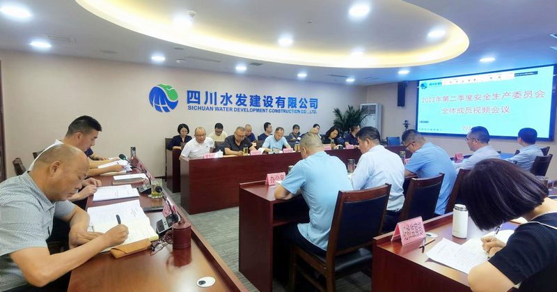 公司召开2023年第二季度安委会全体成员视频会议