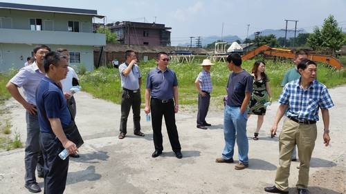 代勇一行到局都江堰市基地进行安全大检查 