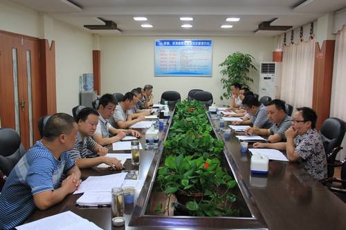 泸州纳溪区副区长陈小平一行莅临工程局协调解决黄桷坝水利工程有关问题