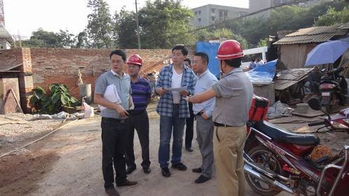 国家住建部到我局检查公租房建设