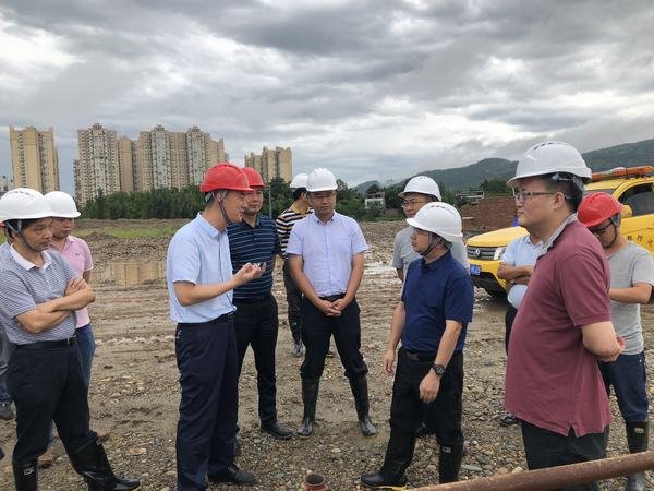 省水利厅副厅长王华到金堂盘龙寺项目开展灾后安全检查