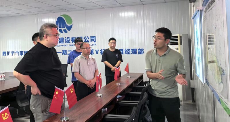 深入一线严把关 工程建设快加鞭——罗雪赴向家坝灌区北总干渠一期二步工程第Ⅴ标段检查指导