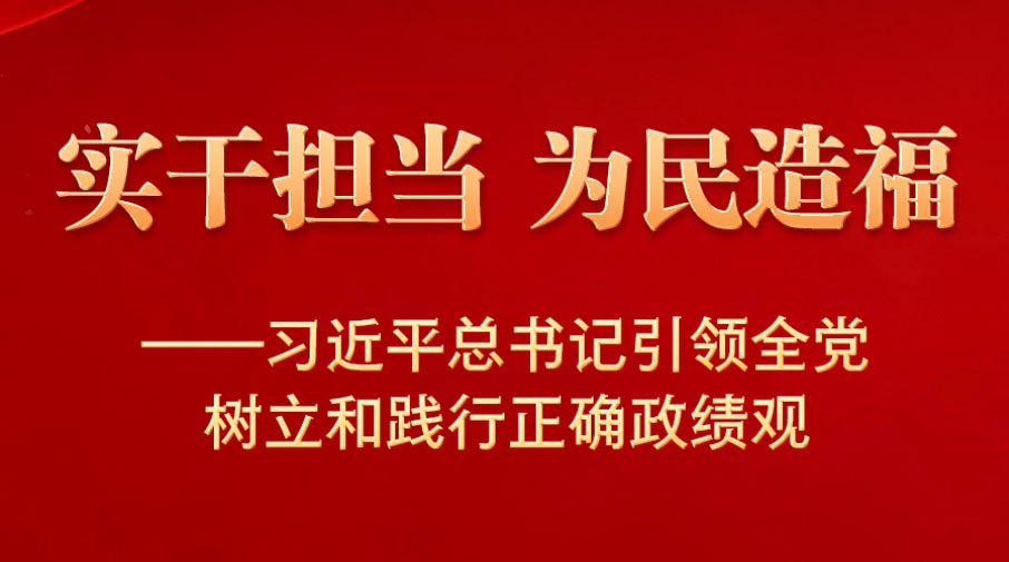 实干担当 为民造福——习近平总书记引领全党树立和践行正确政绩观