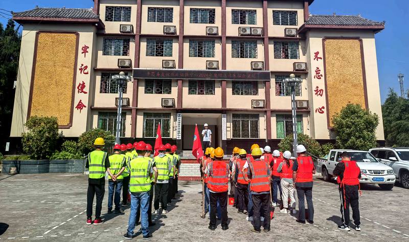 以“演”助防  以“练”备汛——平昌县友谊水库除险加固项目开展防洪度汛应急演练