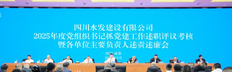 公司召开2025年度党组织书记抓党建工作述职评议考核暨各单位主要负责人述责述廉会