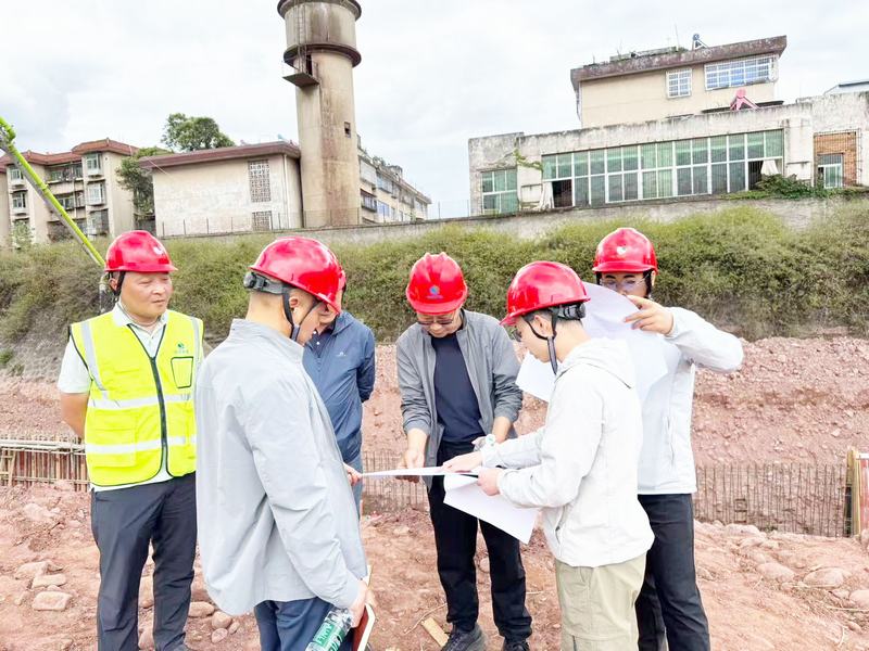 汪辉德一行赴西昌东西海河项目调研督导